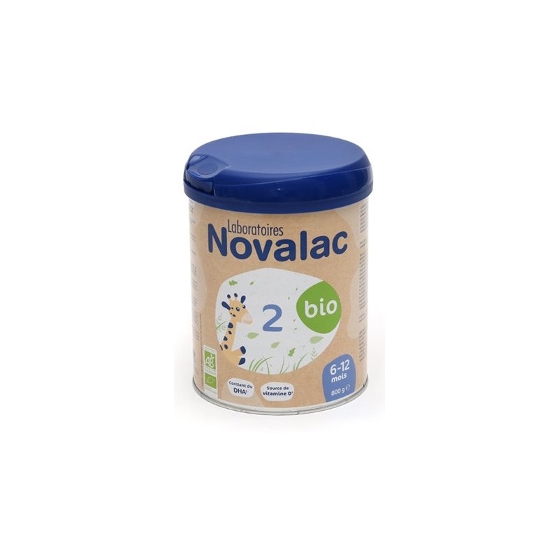 Novalac Lait 2ème âge Bio 800g