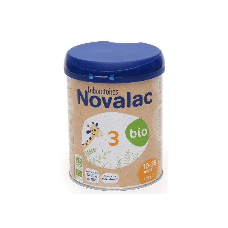 Novalac Lait 3ème âge Bio 800g