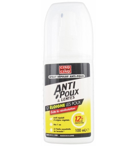 Cinq sur Cinq Spray Répulsif Anti-Poux Protection 12H 100 ml