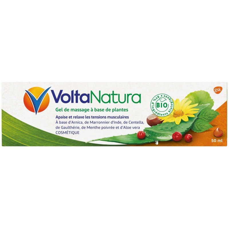 VoltaNatura gel de massage Bio 50 ml