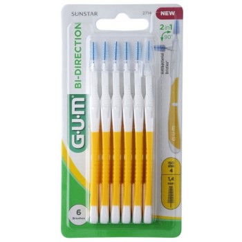 Gum® Brossettes Interdentaires Bi-Direction 1.4 mm x6