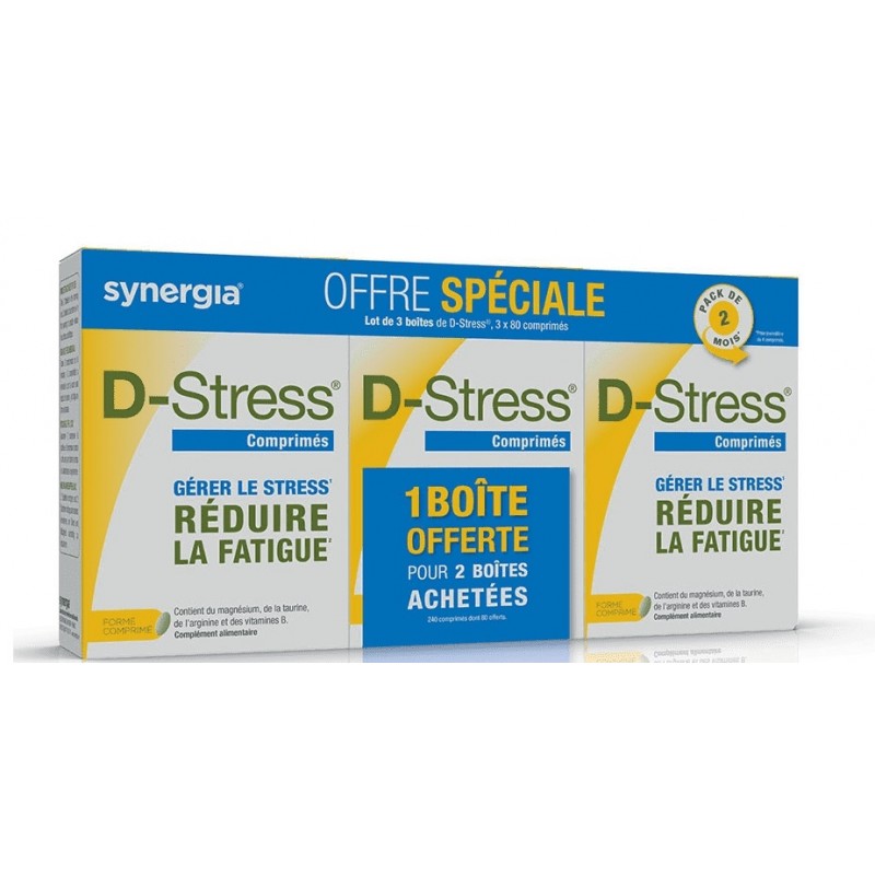 Synergia D-Stress 3x80 comprimés