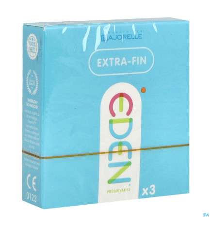 EDEN – Préservatif Extra-Fin, x3