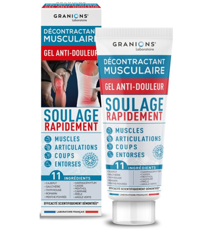 Granions Décontractant Musculaire Gel Anti-Douleur 100ml