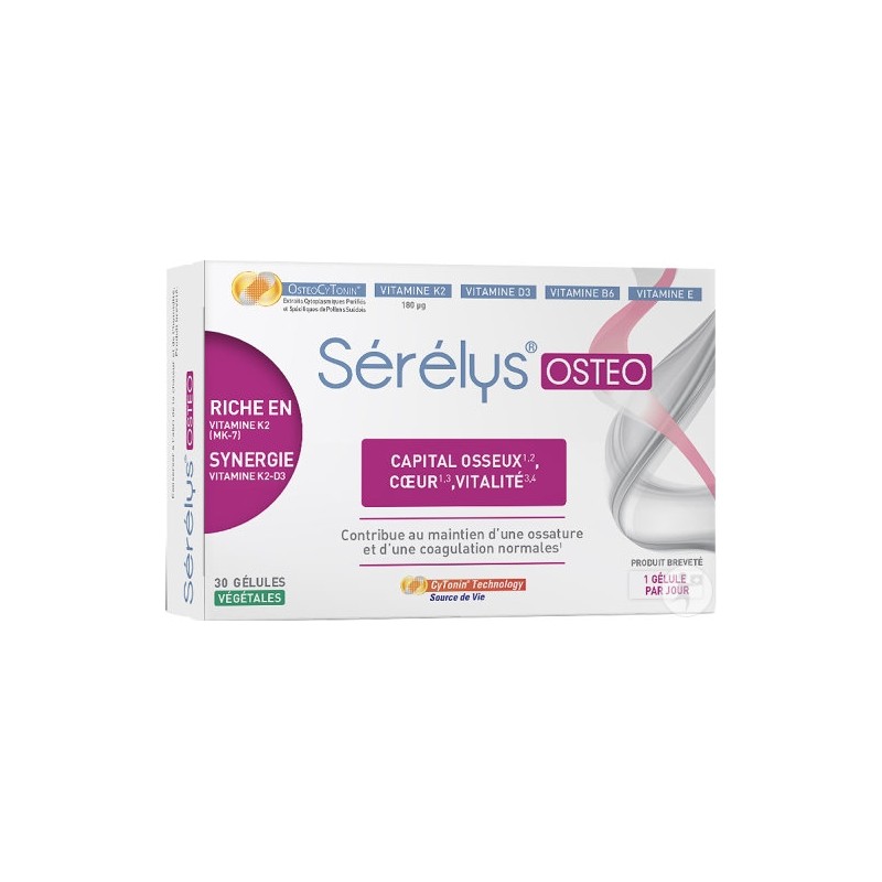 Sérélys® Osteo x30 Gélules Végétales