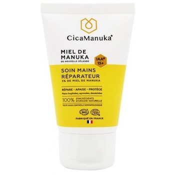 Cicamanuka Soin des Mains Réparateur au Miel de Manuka IAA15+ Bio 50ml