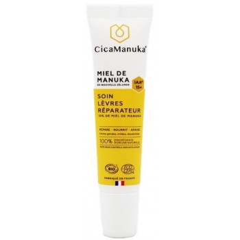 Cicamanuka Soin des Lèvres Réparateur au Miel de Manuka IAA15+ Bio 15ml