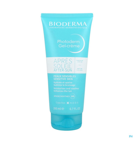 Bioderma – Photoderm, gel-crème après-soleil peaux sensibles, 200 ml