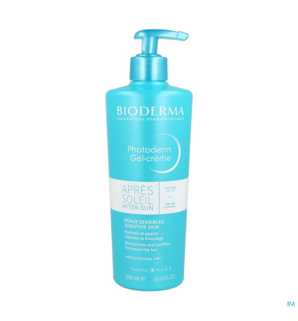 Bioderma – Photoderm, gel-crème après-soleil peaux sensibles, 500 ml