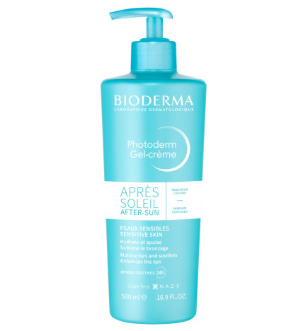 Bioderma – Photoderm, gel-crème après-soleil peaux sensibles, 500 ml