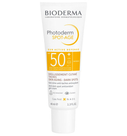 Bioderma – Photoderm Spot-Age SPF50+, gel-crème anti-taches antioxydant, 40 ml
