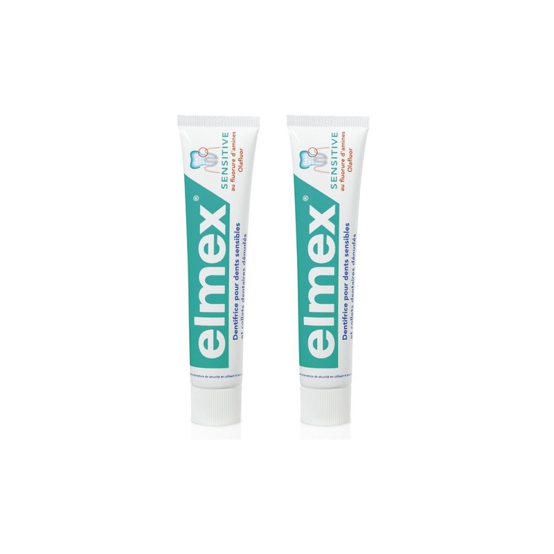 Elmex Dentifrice Sensitive 2 x 75 ml