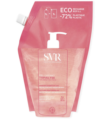 SVR – Topialyse Gel Lavant Éco-Recharge, 1 L