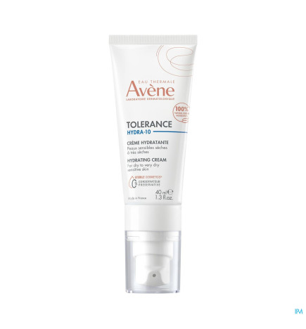 AVENE – Tolérance Hydra-10 Crème hydratante, 40 ml