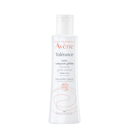 AVENE – Tolérance Lotion nettoyante gélifiée peaux sensibles à réactives, 200 ml