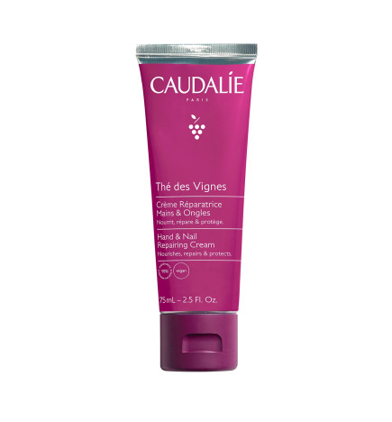 Caudalie – Crème réparatrice mains et ongles Thé des Vignes, 75 ml