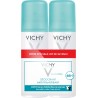 Vichy Déodorant Aérosol anti transpirant 48h, Anti-Traces, anti effet carton 2 x 125 ml