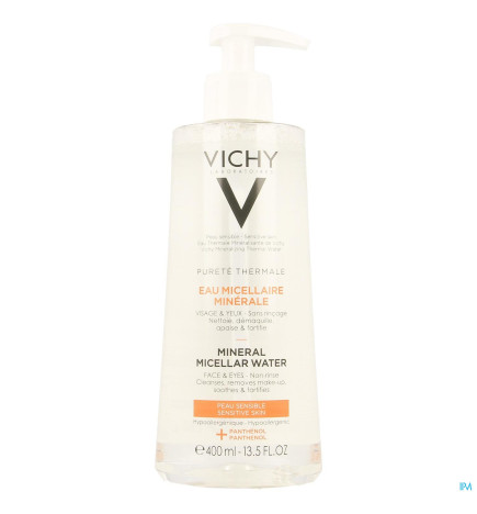Vichy – Pureté Thermale eau micellaire minérale visage & yeux, 400 ml