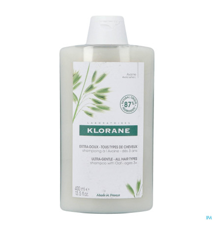Klorane – shampoing extra-doux à l’avoine, 400 ml