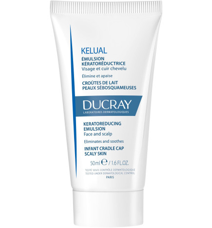 Ducray – Kelual émulsion kératoréductrice croûtes de lait, 50 ml