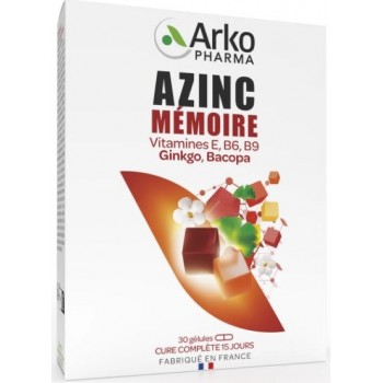 Arkopharma Azinc Mémoire 30cp