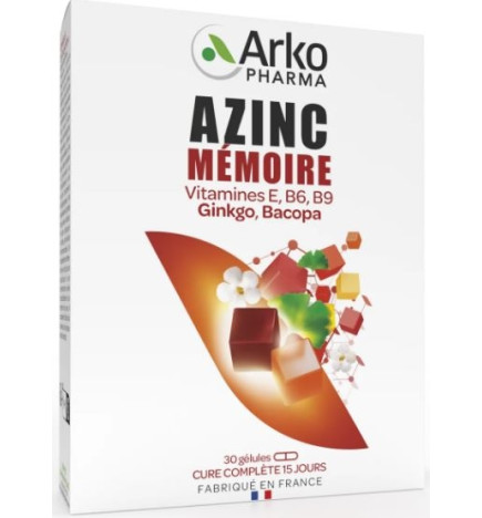 Arkopharma Azinc Mémoire 30cp