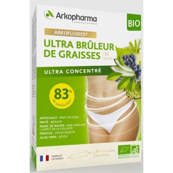 Arkopharma Arkofluides® Bio Ultra Brûleur De Graisses 30 ampoules