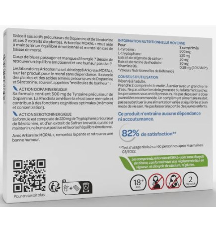 Arkorelax – Relax moral+, 60 comprimés