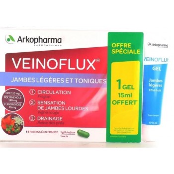 Arkopharma Veinoflux x30 gel + Gel Offert