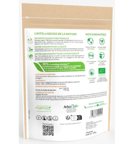 Arkogégules – Bio spiruline, eco pack