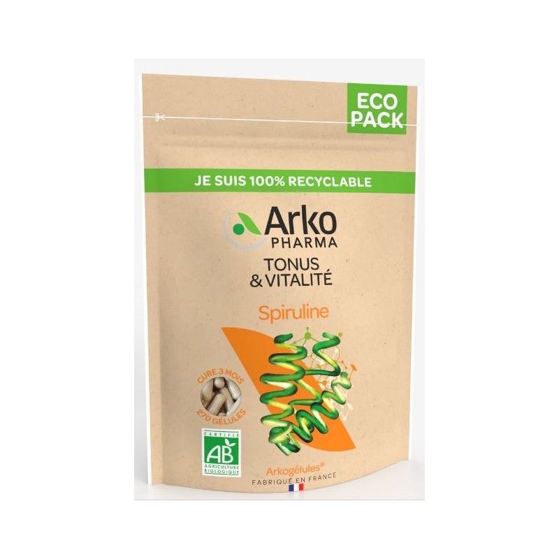 Arkopharma Arkogélules Bio Spiruline Eco Pack