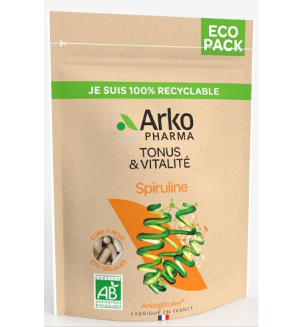 Arkopharma Arkogélules Bio Spiruline Eco Pack
