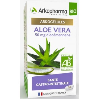 Arkopharma Arkogélules Bio Aloe Vera 50mg d' Acémannane x30cp
