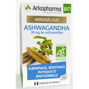 Arkopharma Arkogélules Ashwagandha Bio x60