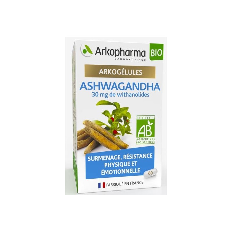 Arkopharma Arkogélules Ashwagandha Bio x60