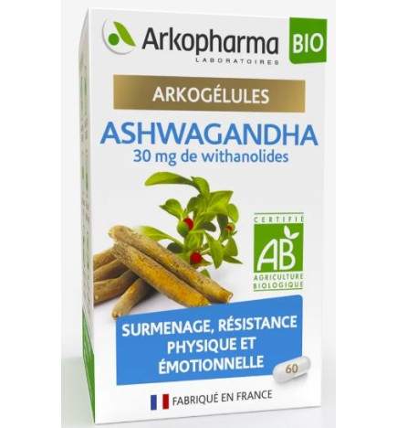 Arkopharma Arkogélules Ashwagandha Bio x60