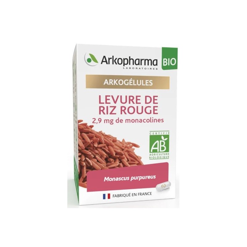 Arkopharma Arkogélules BIO Levure de riz rouge x120
