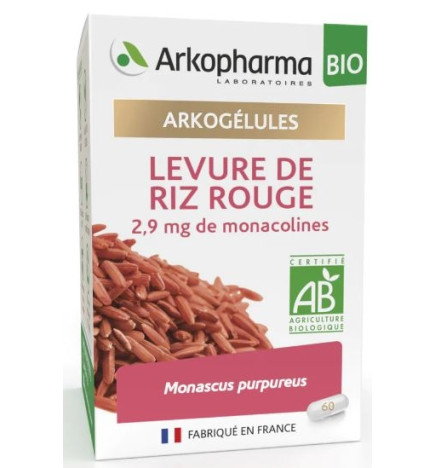 Arkopharma Arkogélules BIO Levure de riz rouge x120