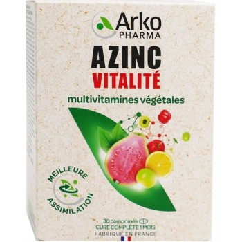 Arkopharma Azinc Multivitamines Végétal Vitalité 30cp