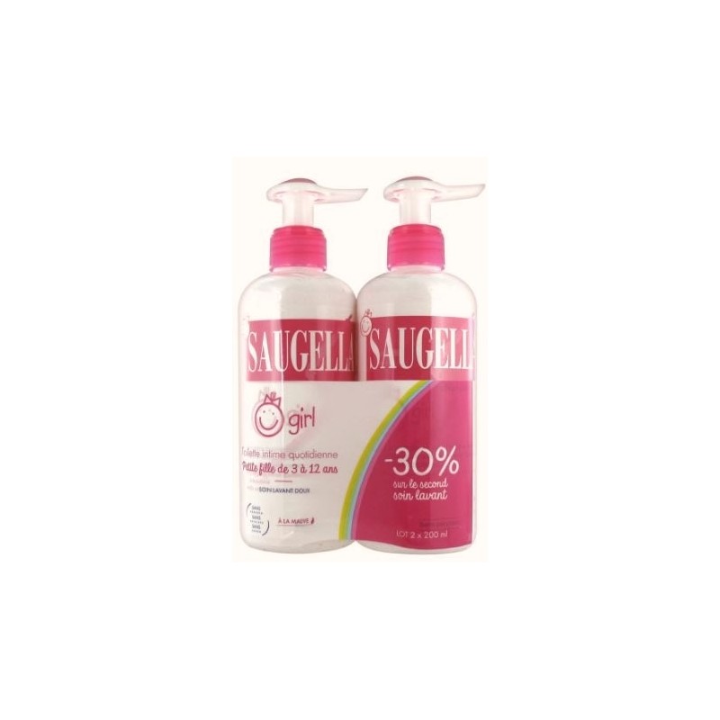 Saugella Girl Lot de 2 x 200 ml