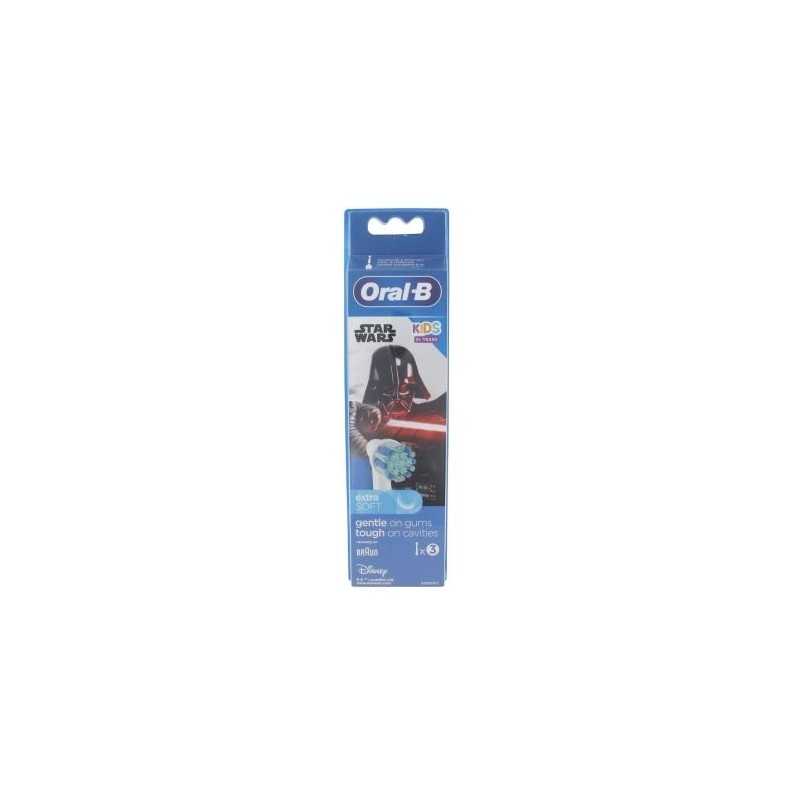 Oral-B Disney Kids 3 Ans et + 3 Têtes de Rechange Star Wars