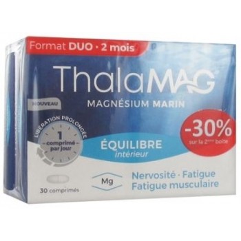 IPRAD Thalamag Magnésium Marin Équilibre Intérieur Lot de 2 x 30 Cp