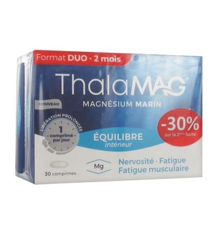 IPRAD Thalamag Magnésium Marin Équilibre Intérieur Lot de 2 x 30 Cp