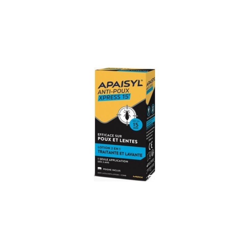 Apaisyl Poux anti-poux et lentes 100 ml