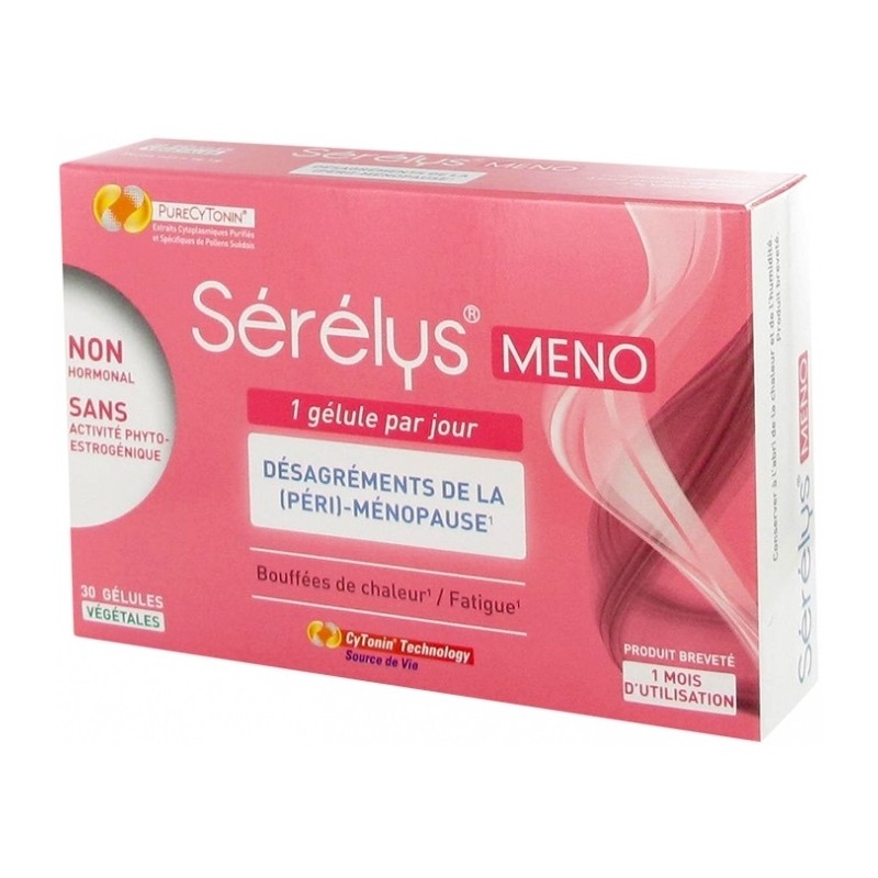 Sérélys Meno Désagréments de La (Péri)-Ménopause 30 Gélules