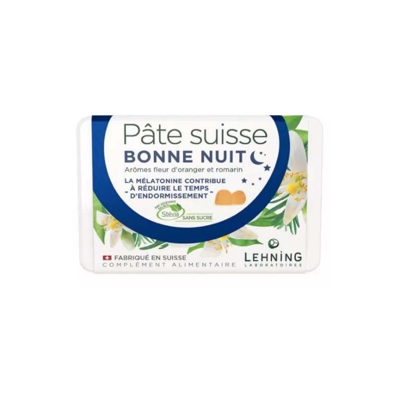 LEHNING PATE SUISSE Bonne Nuit 40 Gommes