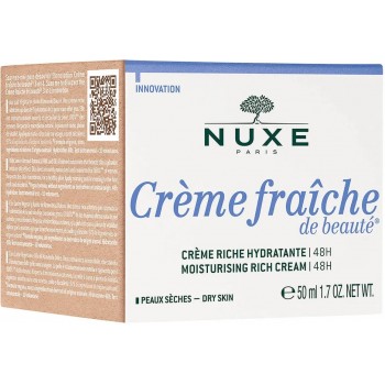 Nuxe Crème fraîche de beauté®  Crème Riche Hydratante 48h 50ml