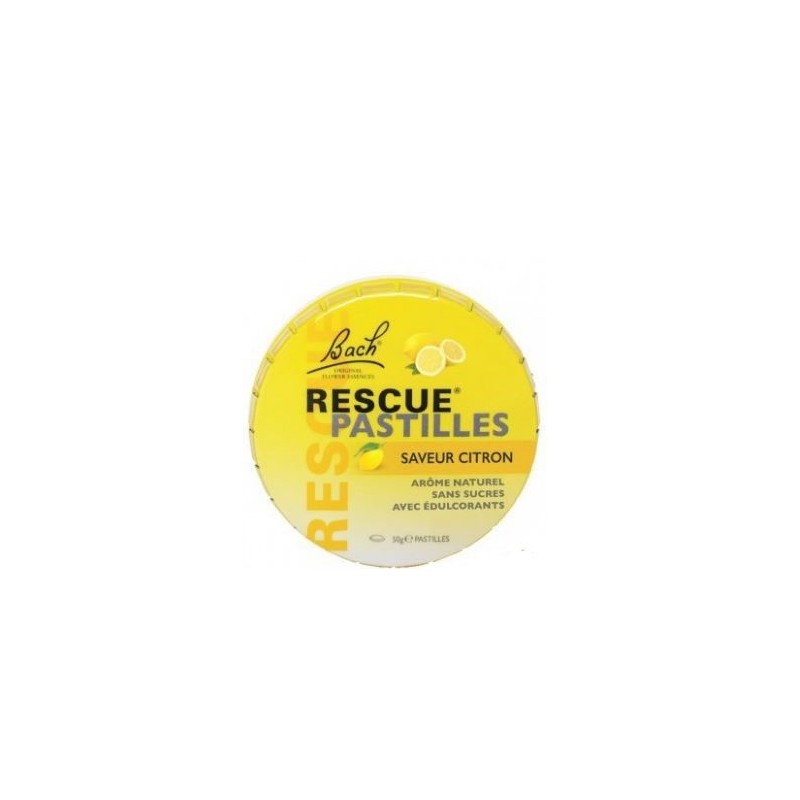 Rescue Bach Pastilles Saveur Citron 50 g