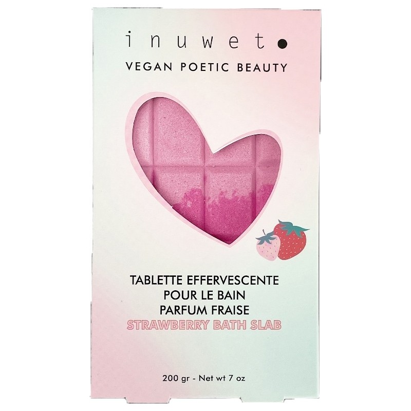 Inuwet – Tablette Chocolat Bain Fraise