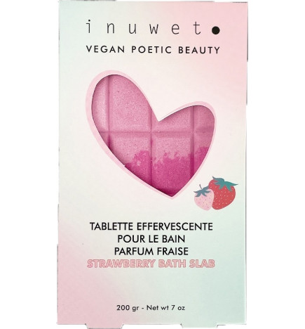 Inuwet – Tablette Chocolat Bain Fraise